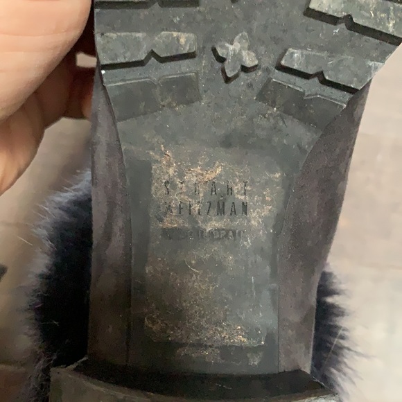 STUART WEITZMAN Blizzard Fur Shearling Cuff Gray - Picture 10 of 14